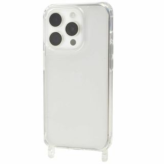 【色: クリア】[ PLATA ] iPhone15 Pro スマホショルダー 