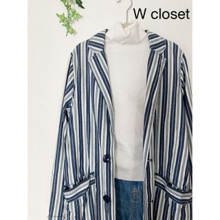 w closet - 【W closet】ストライプコート☆