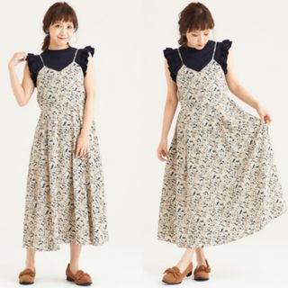 マジェスティックレゴン(MAJESTIC LEGON)のMAJESTIC LEGON♡花柄キャミワンピース♡(ロングワンピース/マキシワンピース)