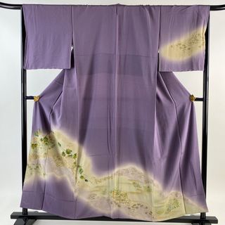 訪問着 身丈156.5cm 裄丈67cm 正絹 秀品 【中古】(着物)