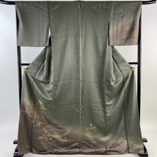 訪問着 身丈173cm 裄丈67.5cm 正絹 美品 秀品 【中古】(着物)