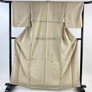 小紋 身丈162.5cm 裄丈65cm 化繊 秀品 【中古】(着物)