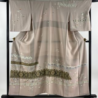 訪問着 身丈155cm 裄丈66cm 正絹 秀品 【中古】(着物)