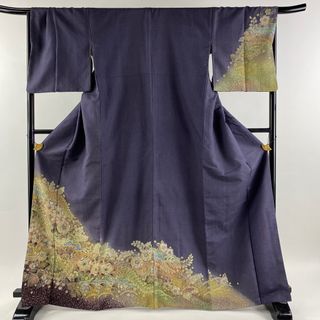 訪問着 身丈165.5cm 裄丈69cm 正絹 名品 【中古】(着物)