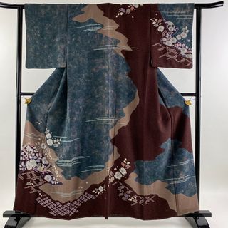 訪問着 身丈157.5cm 裄丈62.5cm 正絹 美品 名品 【中古】(着物)