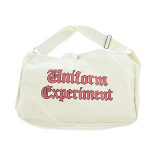 uniform experiment ショルダーバッグ - 白x赤 【古着】【中古】