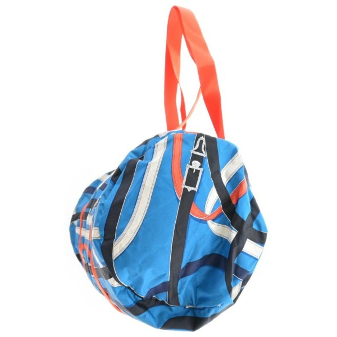 HERMES エルメス ボストンバッグ 青xオレンジx白 4500324A0070 HERMES エルメス ボストンバッグ - 青xオレンジx白 【古着】【中古】