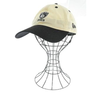 ニューエラー(NEW ERA)のNEW ERA ニューエラ キャップ - 白x黒 【古着】【中古】(キャップ)