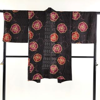 羽織 身丈100cm 裄丈67.5cm 正絹 美品 逸品 【中古】(着物)