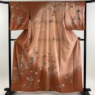 訪問着 身丈160.5cm 裄丈66cm 正絹 名品 【中古】(着物)