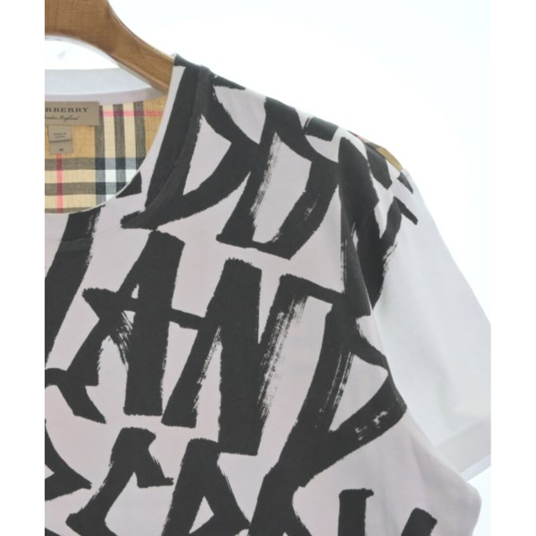 BURBERRY(バーバリー)のBURBERRY Tシャツ・カットソー M ベージュ系x黒x白等(チェック) 【古着】【中古】 メンズのトップス(Tシャツ/カットソー(半袖/袖なし))の商品写真