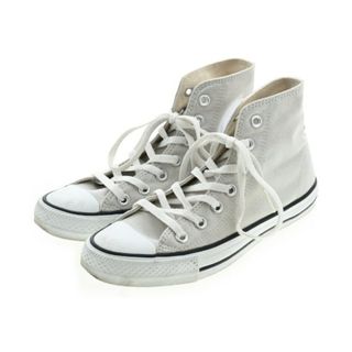 コンバース(CONVERSE)のCONVERSE コンバース スニーカー 24cm ライトグレー 【古着】【中古】(スニーカー)