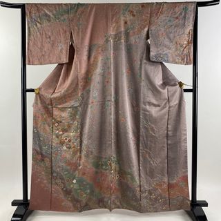 訪問着 身丈163cm 裄丈66.5cm S 正絹 名品(着物)