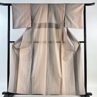 お召 身丈159.5cm 裄丈62.5cm 正絹 美品 逸品 【中古】(着物)