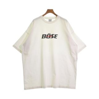 ヴェトモン(VETEMENTS)のVETEMENTS ヴェトモン Tシャツ・カットソー L 白 【古着】【中古】(Tシャツ/カットソー(半袖/袖なし))