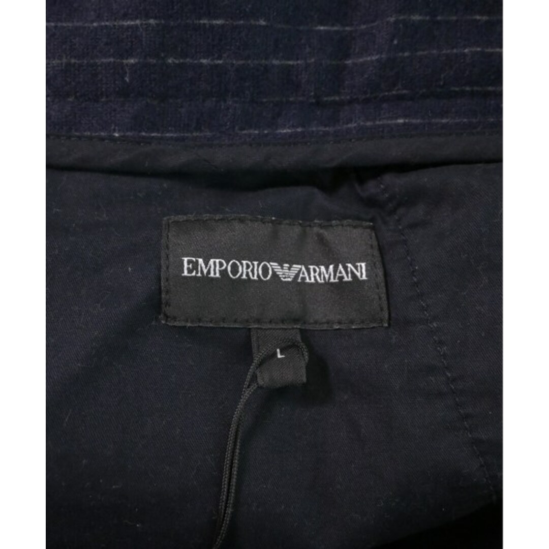 Emporio Armani(エンポリオアルマーニ)のEMPORIO ARMANI スラックス L 紺(ストライプ) 【古着】【中古】 メンズのパンツ(スラックス)の商品写真