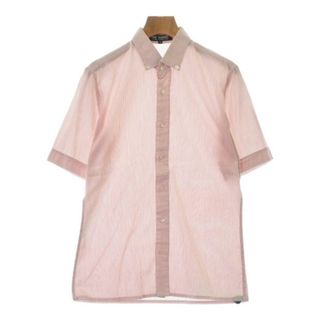 RAF SIMONS カジュアルシャツ 46(M位) 赤x白(ストライプ) 【古着】【中古】