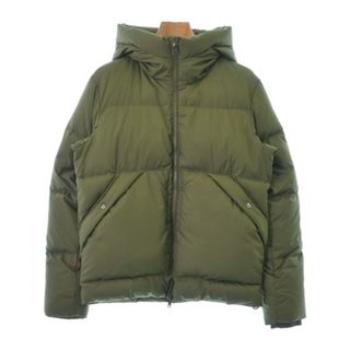 ウールリッチ(WOOLRICH)のWOOLRICH ダウンジャケット/ダウンベスト 12(M位) カーキ 【古着】【中古】(ダウンジャケット)