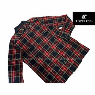 ラブレス(LOVELESS)のLOVELESS　ラブレス スタッズ チェックシャツ(M)[9](シャツ)