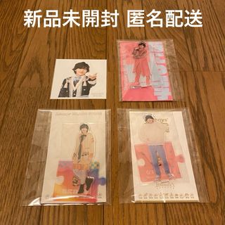 新品未開封 道枝駿佑 なにわ男子 アクスタ アクリルスタンド 3点 セット(アイドルグッズ)