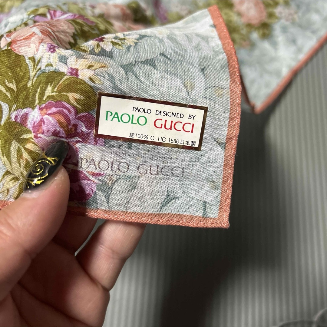 Gucci(グッチ)のPAOLO GUCCI ハンカチ レディースのファッション小物(ハンカチ)の商品写真