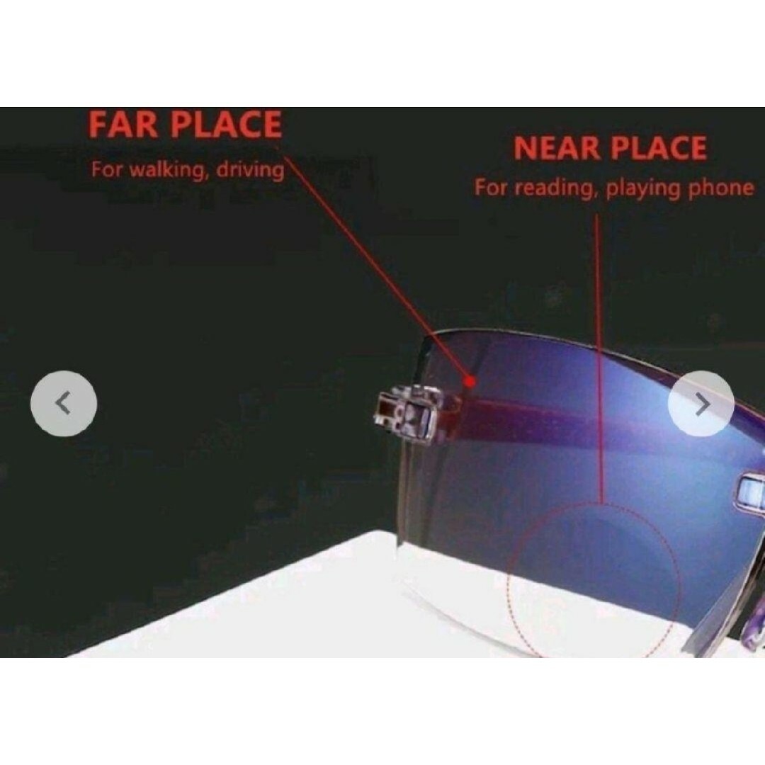 遠近両用メガネ＋2.50【ブルーライトカット】2個セット メンズのファッション小物(サングラス/メガネ)の商品写真