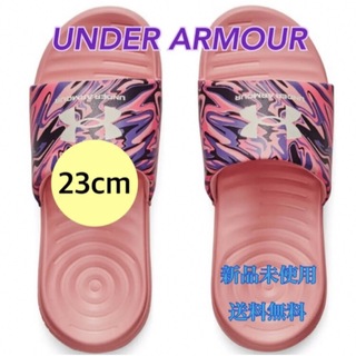 UNDER ARMOUR - アンダーアーマー シャワーサンダル 23cm 新品 タグ付き　ピンク