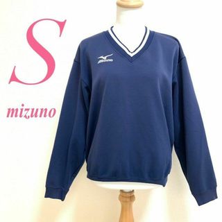 MIZUNO　ミズノ　長袖トレーナー ロゴ 　Vネック