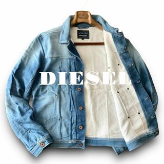 ディーゼル(DIESEL)のB07 美品 Lサイズ『ディーゼル』ジョグジーンズ スウェット デニムジャケット(Gジャン/デニムジャケット)