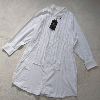 リビルドバイニードルス　再構築ロングシャツ　ワンピース　ドレス　日本製　白
