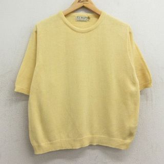 L.L.Bean - L☆古着 エルエルビーン LLBEAN 半袖 セーター L.L.Bean - L☆古着 エルエルビーン LLBEAN 半袖 セーター