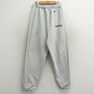 チャンピオン(Champion)のW30★古着 チャンピオン champion リバースウィーブ スウェット パンツ メンズ 00年代 00s MARITIME グレー 霜降り 24may06 中古 ボトムス ロング(ワークパンツ/カーゴパンツ)