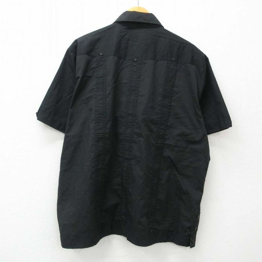 XL☆古着 HABAND 半袖 キューバ シャツ メンズ 00年代 00s 刺繍 XL☆古着 HABAND 半袖 キューバ シャツ メンズ 00年代 00s 刺繍