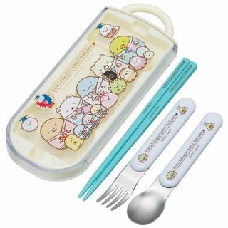 スケーター 子供用 抗菌 スライド トリオセット お弁当 箸 スプーン フォーク(弁当用品)