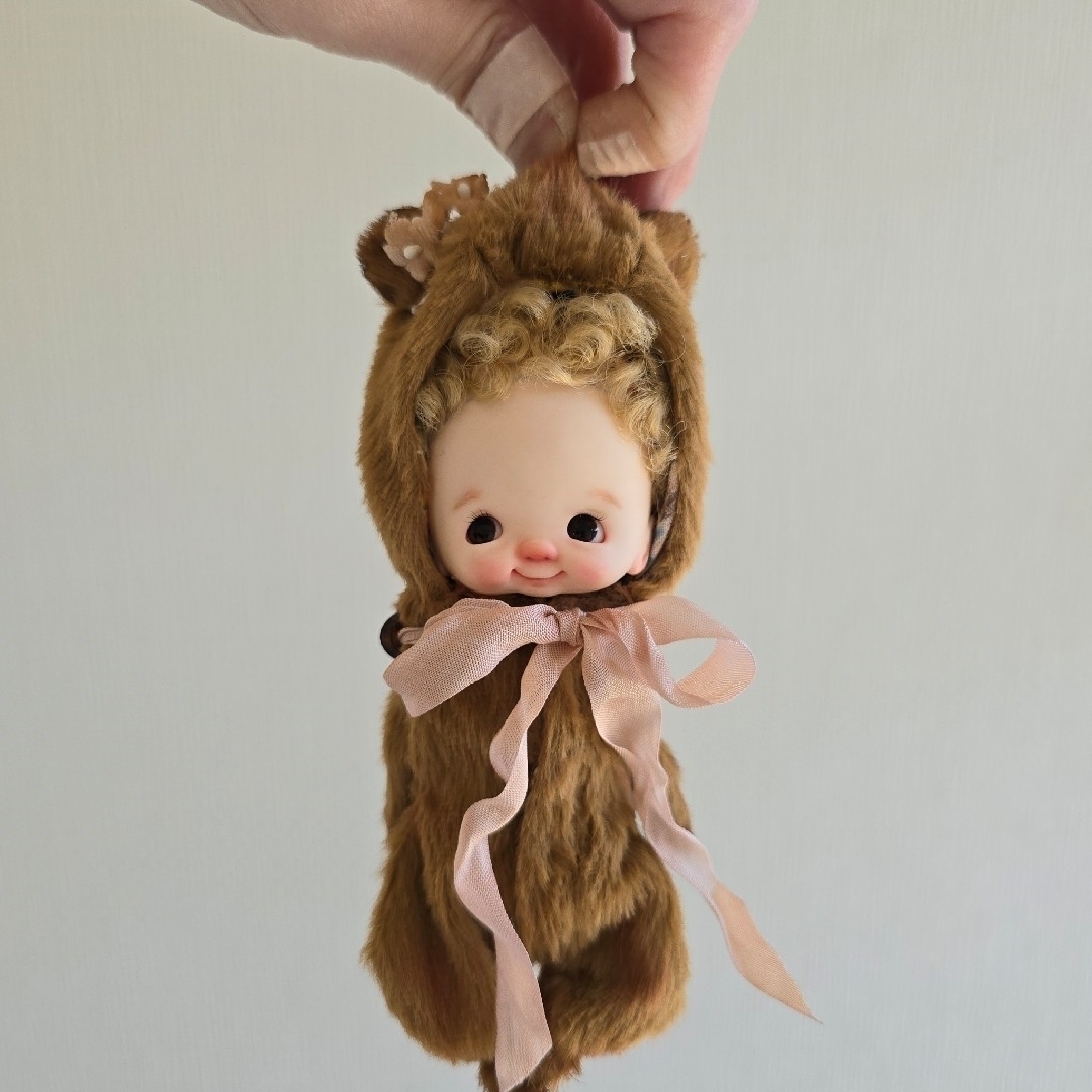 ＊miumoe＊②ほっぺちゃんの抜け殻♪くまさん🧸 ハンドメイドのぬいぐるみ/人形(人形)の商品写真
