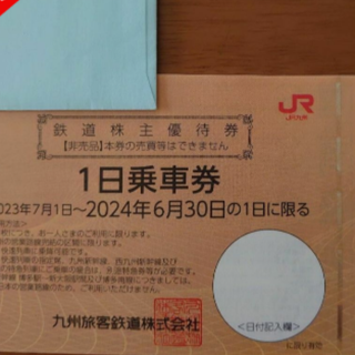 送料無料JR九州　株主優待券　1日乗車券　1枚(その他)