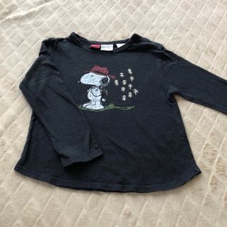 ザラキッズ(ZARA KIDS)のZARAベビーロンtスヌーピー92(Tシャツ/カットソー)