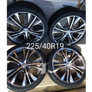 19インチ225/40R19タイヤホイール 4本 SET(タイヤ・ホイールセット)