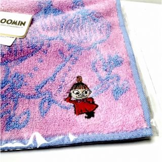 MOOMIN - ムーミン  タオルハンカチ　リトルミイ　刺繍