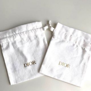 Christian Dior - 新品未使用　ディオール　巾着　２枚セット