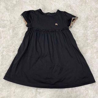 BURBERRY - バーバリー BURBERRY キッズ ワンピース ノバチェック 110 黒