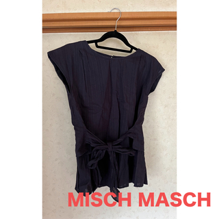 ミッシュマッシュ(MISCH MASCH)のMISCH MASCH ミッシュマッシュ トップス ブラウス 半袖 リボン(シャツ/ブラウス(半袖/袖なし))