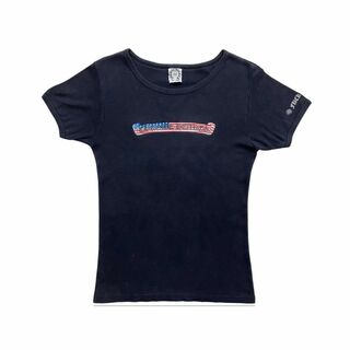 クロムハーツ(Chrome Hearts)のクロムハーツ スクロールラベル アメリカンフラッグ Tシャツ レディース(Tシャツ(半袖/袖なし))