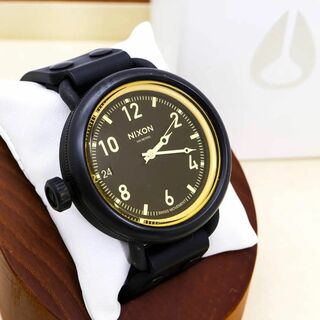 NIXON - ◆稼働 NIXON オクトーバー 腕時計 マットブラック 新品電池 外箱 s