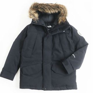 ザノースフェイス(THE NORTH FACE)の極美品□ザ・ノースフェイス ND92032 Antarctica Parka ロゴ刺繍 GORE-TEX/PERTEX ファーフーデッド WZIP ダウンジャケット 黒 S 正規品(ダウンジャケット)