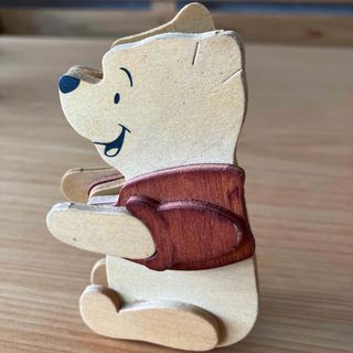 ディズニー(Disney)のディズニー　くまのプーさん　木製クリップ(キャラクターグッズ)