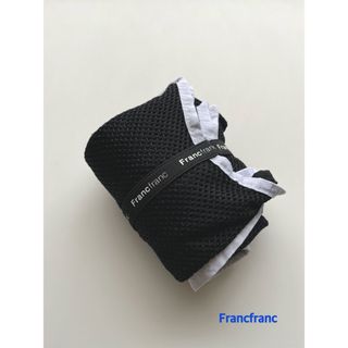 フランフラン(Francfranc)の★Francfranc マリブ マルシェバッグ メッシュ★黒(エコバッグ)