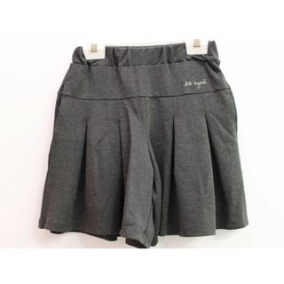 ベベ(BeBe)の【夏物 新入荷!】♪ベベ/bebe♪140cm キュロットスカート/キュロットパンツ/ショートパンツ 濃グレー【中古】子供服 キッズ kids ジュニア 女の子 春夏秋 bottoms 605042(その他)