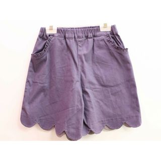 ベベ(BeBe)の【夏物 新入荷!】♪ベベ/bebe♪140cm キュロットスカート/キュロットパンツ/ショートパンツ 紫【中古】子供服 キッズ kids ジュニア 女の子 春夏秋 bottoms 605042(その他)