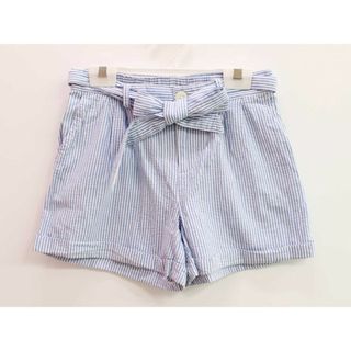 ラルフローレン(Ralph Lauren)の【夏物 新入荷!】♪ラルフローレン/Ralph Lauren♪140cm キュロットスカート/キュロットパンツ/ショートパンツ サックス×白【中古】子供服 キッズ kids ジュニア 女の子 春夏 bottoms 605042(パンツ/スパッツ)